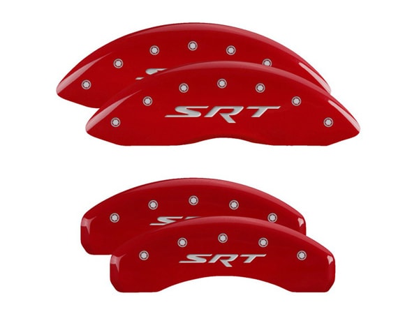 【MGP 正規品】 ジープ 05-10y グランドチェロキー WK | コマンダー XK 専用設計 ブレーキ キャリパーカバー レッド SRTロゴ 42002SSRTRD