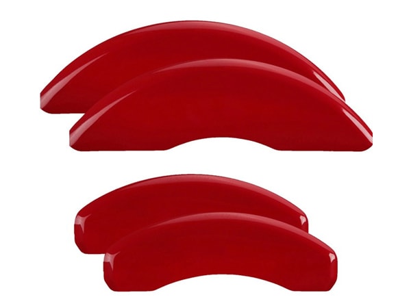 【MGP 正規品】 07-16y ジープ コンパス パトリオット 専用設計 ブレーキ キャリパーカバー レッド ロゴなし アルミ製 42003SCLCRD