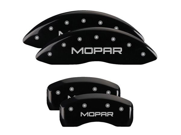 【MGP 正規品】 07-16y ジープ コンパス パトリオット 専用設計 ブレーキ キャリパーカバー ブラック MOPARロゴ アルミ製 42003SMOPBK