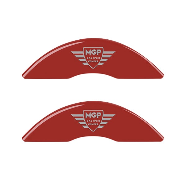 【MGP 正規品】 ジープ 08-19y コンパス 08-17y パトリオット 専用設計 ブレーキ キャリパーカバー レッド MGPロゴ アルミ製 42011FMGPRD