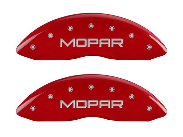 【MGP 正規品】 ジープ 08-19y コンパス 08-17y パトリオット 専用設計 ブレーキ キャリパーカバー レッド MOPARロゴ 42011FMOPRD