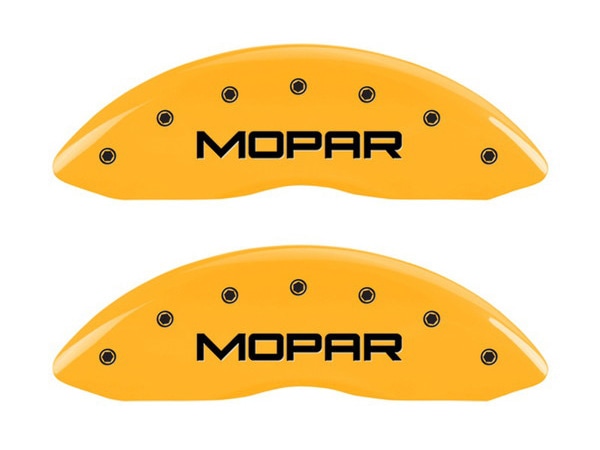 【MGP 正規品】 ジープ 08-19y コンパス 08-17y パトリオット 専用設計 ブレーキ キャリパーカバー イエロー MOPARロゴ 42011FMOPYL