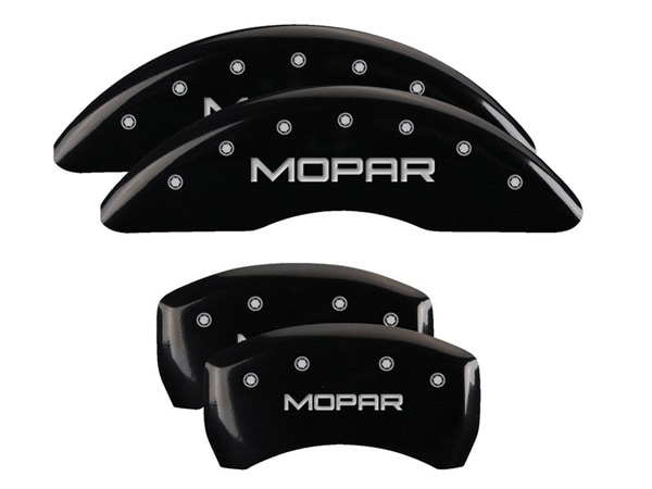 【MGP 正規品】 14-21y ジープ チェロキー KL 専用設計 ブレーキ キャリパーカバー ブラック MOPARロゴ アルミ製 42012SMOPBK 1台分 セット