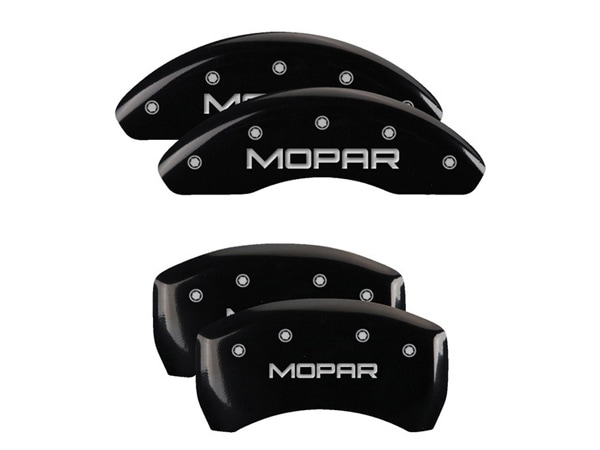 【MGP 正規品】 14-21y ジープ チェロキー KL 専用設計 ブレーキ キャリパーカバー ブラック MOPARロゴ アルミ製 42013SMOPBK 1台分 セット