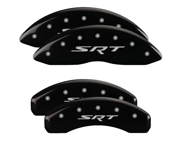 【MGP 正規品】 11-21y ジープ グランドチェロキー WK 専用設計 ブレーキ キャリパーカバー ブラック SRTロゴ アルミ製 42020SSRTBK
