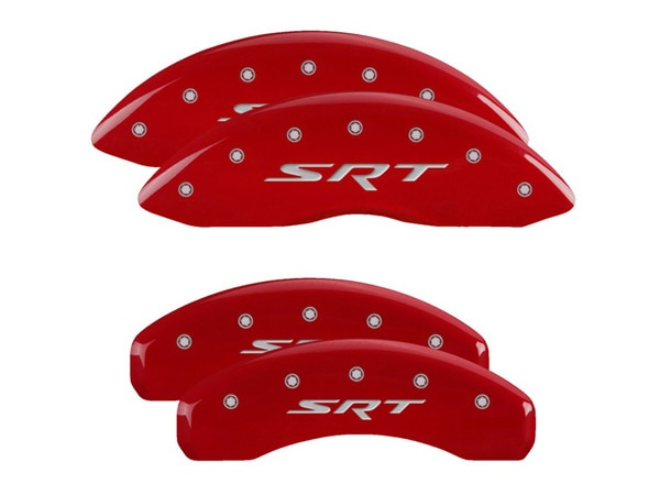 【MGP 正規品】 11-21y ジープ グランドチェロキー WK 専用設計 ブレーキ キャリパーカバー レッド SRTロゴ アルミ製 42020SSRTRD