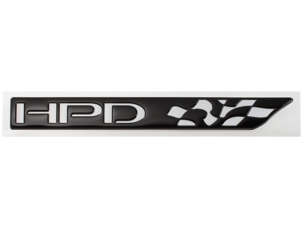 USホンダ純正 HONDA ZR-V RZ系 令和5年4月-現行 HPD Honda Performance Development リアゲートエンブレム リアエンブレム リアゲート ゲートエンブレム トランク 幅約20cm 縦約2.4cm 両面テープ ホンダ HR-V