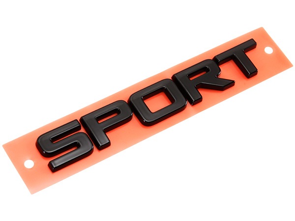 USホンダ純正 SPORT リアエンブレム ゲートエンブレム グロスブラック 幅約15cm 縦約2cm 両面テープ ホンダ HR-V ZR-V RZ系