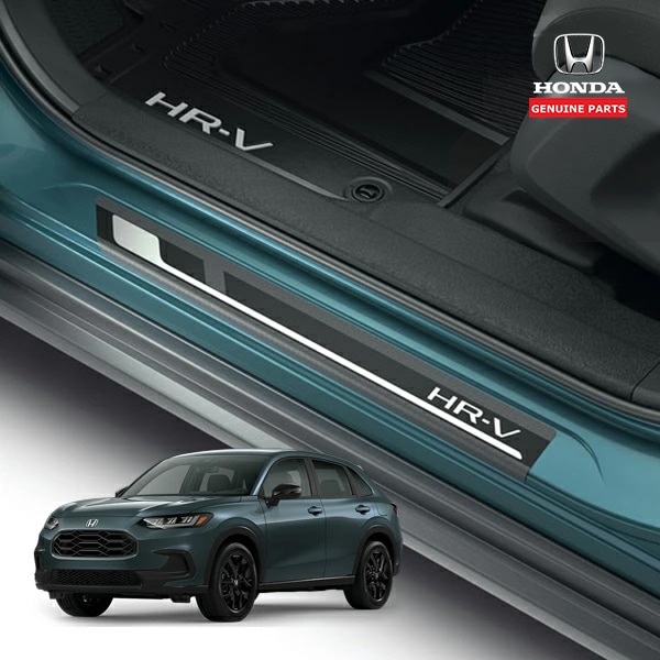 USホンダ純正 HONDA ZR-V RZ系 令和5年4月-現行 HR-Vロゴ入 ドアシルフィルム ドアシルガード ドアシルプロテクター 1台分 4枚セット ホンダ HR-V US仕様 北米仕様 USDM