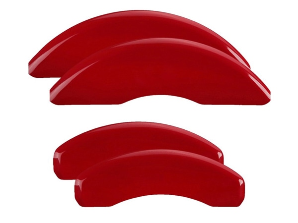 【MGP 正規品】 09-15y インフィニティ FX50 Q60クーペ QX70 専用設計 ブレーキ キャリパーカバー レッド ロゴなし アルミ製 37005SCLCRD