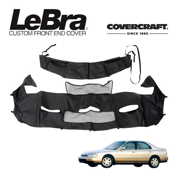 【CoverCraft/LeBra 正規品】 専用設計 ノーズブラ フルタイプ フルブラ フロントエンドカバー フードカバー フロントカバー フロントマスク 虫除け 飛び石 対策 ホンダ アコード セダン クーペ CD系 アコードワゴン CE系 カバークラフト