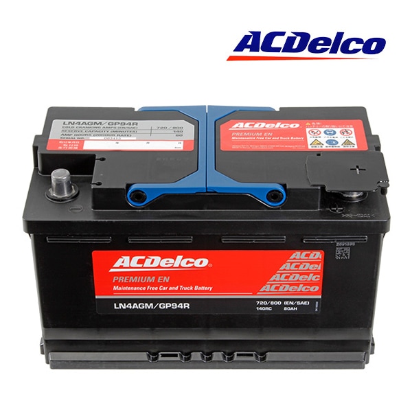 【ACDELCO 正規品】バッテリー LN4AGM メンテナンスフリー アイドリングストップ対応 欧州車 アメ車 発電制御車対応