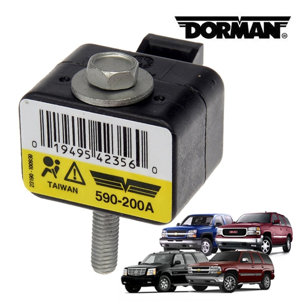 【DORMAN 正規品】05-06y キャデラック エスカレード 標準ボディ エスカレード ESV エスカレード EXT シボレー タホ サバーバン アバランチ シルバラード GMC ユーコン ユーコンXL シエラ エアバッグ インパクトセンサー クラッシュセンサー フロント 左右共通 1個 590200A