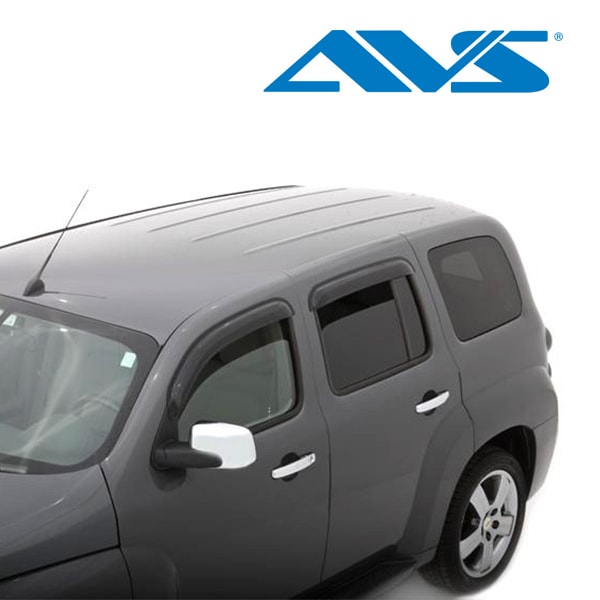 【AVS 正規品】 専用設計 スモークドアバイザー サイドバイザー ウインドウバイザー 両面テープ 4枚 フロント リア 前後 左右分 セット 06-11y シボレー HHR