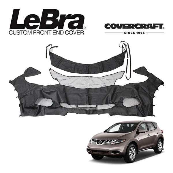 【CoverCraft/LeBra 正規品】専用設計 ノーズブラ フルタイプ フルブラ フロントエンドマスク フードカバー フロントカバー フロントマスク 虫除け 飛び石 対策 日産 ムラーノ Z51 後期 US仕様バンパー用 カバークラフト