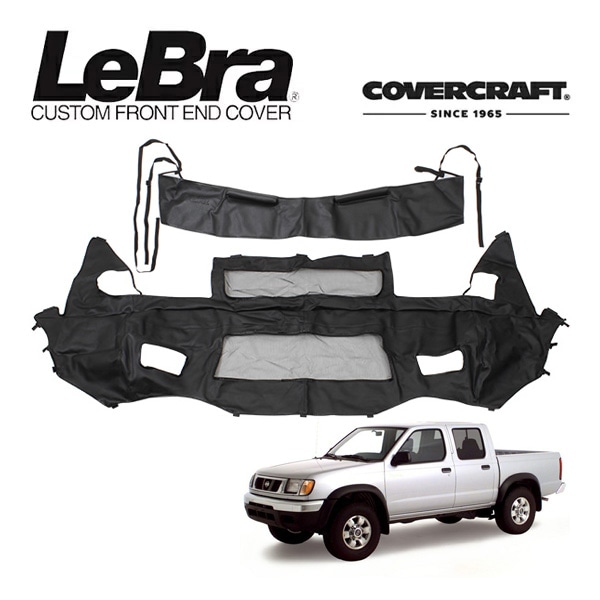 【CoverCraft/LeBra 正規品】専用設計 ノーズブラ フルタイプ フルブラ フロントエンドマスク フードカバー フロントカバー フロントマスク 虫除け 飛び石 対策 日産 フロンティア D22 フェンダーフレア有車用 カバークラフト