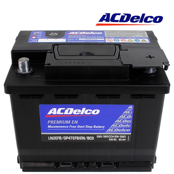 【ACDELCO 正規品】バッテリー LN2EFB メンテナンスフリー アイドリングストップ対応 欧州車 アメ車 発電制御車対応