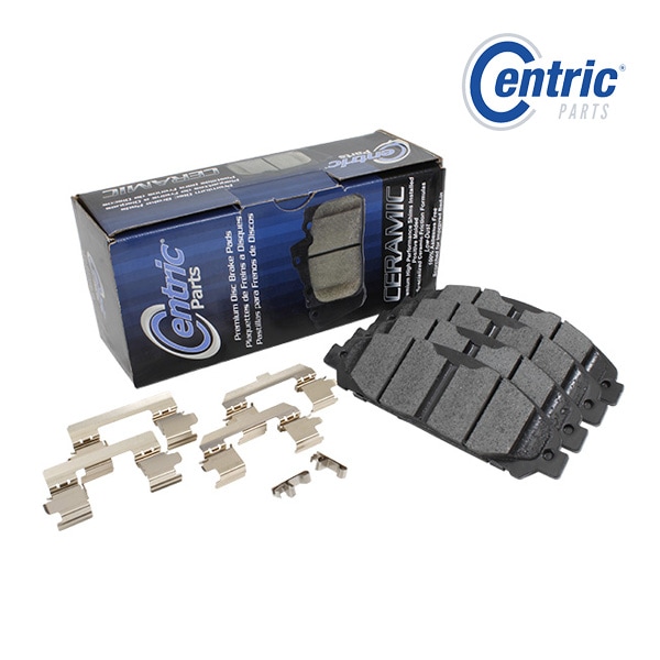 【Centric 正規品】フォード 15-22y マスタング エコブースト V6 2.3L 3.7L スタンダードブレーキ車用 フロントブレーキパッド PREMIUM セラミック 1台分 左右セット 301.17910