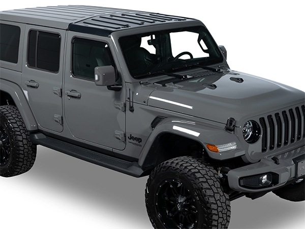 【PUTCO 正規品】エレメント スカイビュー 581002 スモークハードトップ プレミアムポリカーボネート製 UVプロテクト 耐熱温度 -128度～65度 ジープ JL ラングラー JT グラディエーター