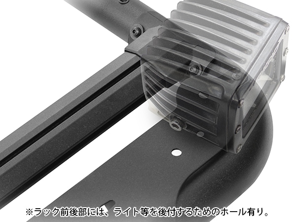 【GO RHINO 正規品】 SRM500シリーズ  フラットルーフラック フラットラック ガターマウントキット 4ピース 55インチ 長約140cm 幅約132cm ルーフバスケット ルーフキャリア ジープ JK ラングラー 4ドア