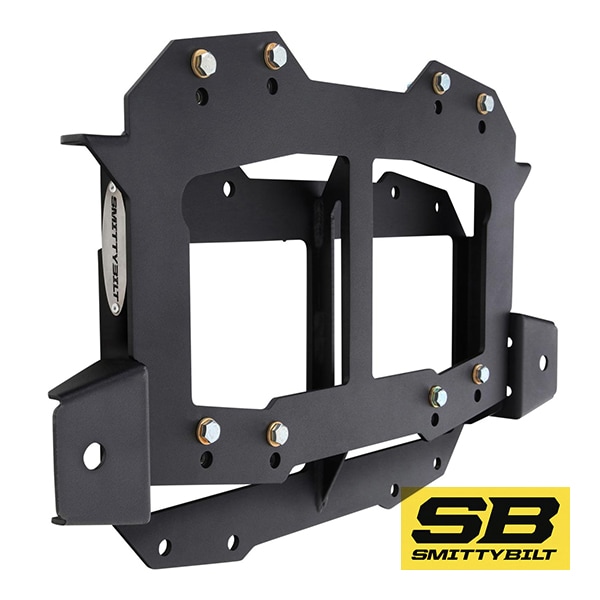 【Smittybilt 正規品】タイヤリロケーションブラケット 7721 ライトテクスチャーブラック 35インチタイヤまで対応 ジープ JL ラングラー 2ドア/4ドア スミッティービルト