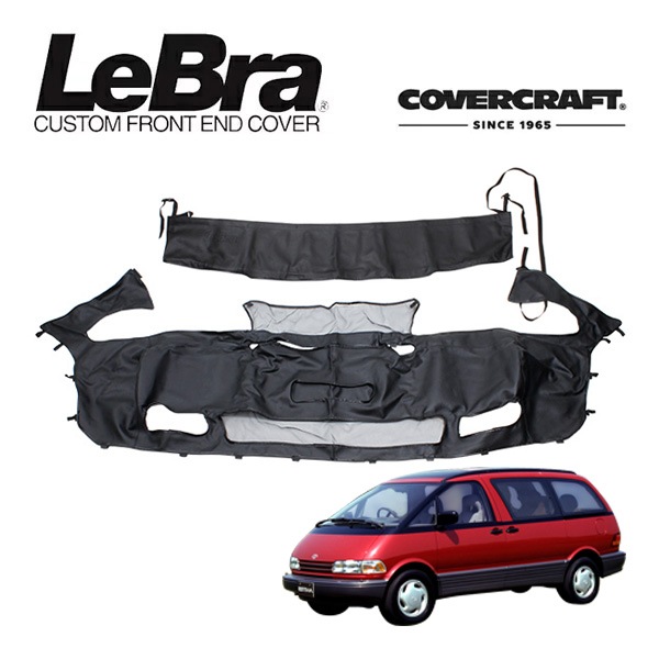 【CoverCraft/LeBra 正規品】専用設計 ノーズブラ フルタイプ フルブラ フロントエンドマスク フードカバー フロントカバー フロントマスク 虫除け 飛び石 対策 トヨタ エスティマ 10系 20系 スーパーチャージャー付 91-97y USトヨタ PREVIA カバークラフト