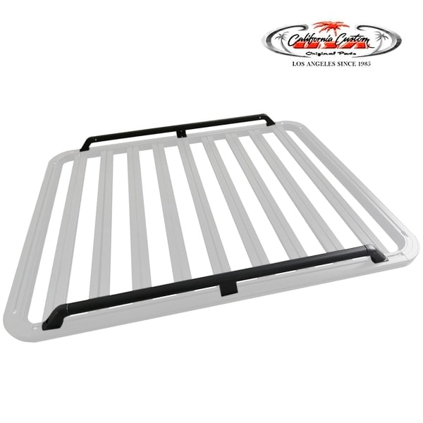 カリフォルニアカスタム ジープ JK ラングラー | JL ラングラー フラットラック用 サイドアーム ルーフラック クロスバー ベースキャリア ルーフキャリア フラットルーフラック装備車 長さ131cm 直線タイプ 2本1セット