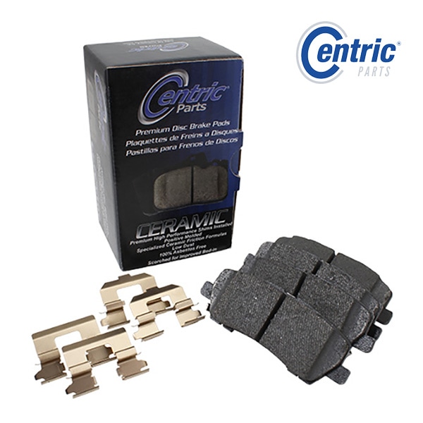 【Centric 正規品】フォード 15-22y マスタング エコブースト V6 2.3L 3.7L リアブレーキパッド PREMIUM セラミック 1台分 左右セット 301.17930