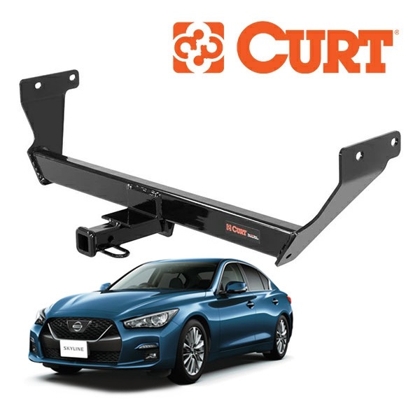 【CURT 正規品】Nissan 日産 スカイライン V37型 平成26年2月-現行 クラス1 ヒッチメンバー 1.25インチ角 11407