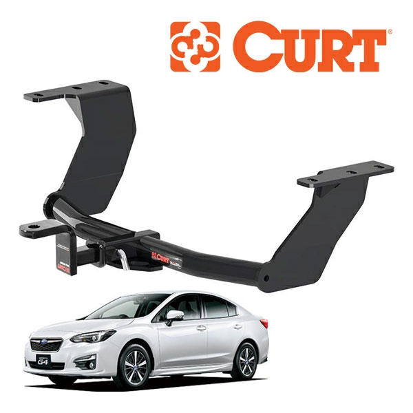 【CURT 正規品】SUBARU スバル インプレッサG4 セダン GK系 平成28年10月-令和5年4月 クラス1 ヒッチメンバー 1.25インチ角 114663