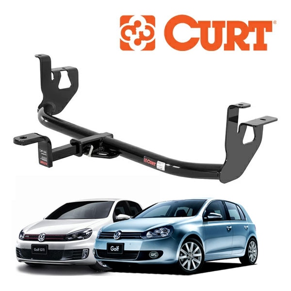 【CURT 正規品】VW フォルクスワーゲン ゴルフ6 | ゴルフ6 GTI クラス1 ヒッチメンバー 1.25インチ角 110003
