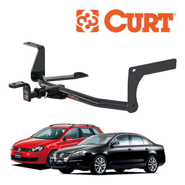 【CURT 正規品】VW フォルクスワーゲン ゴルフ6 ヴァリアント 1K系 | ジェッタ 1K系 クラス1 ヒッチメンバー 1.25インチ角 114743