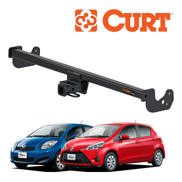 【CURT 正規品】TOYOTA トヨタ ヴィッツ 90系 130系 平成17年2月-令和2年3月 クラス1 ヒッチメンバー 1.25インチ角 11480