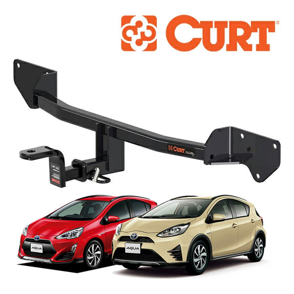 【CURT 正規品】TOYOTAトヨタ アクア X-アーバン クロスオーバー 10系 平成26年12月-令和3年7月 クラス1 ヒッチメンバー 1.25インチ角 115233