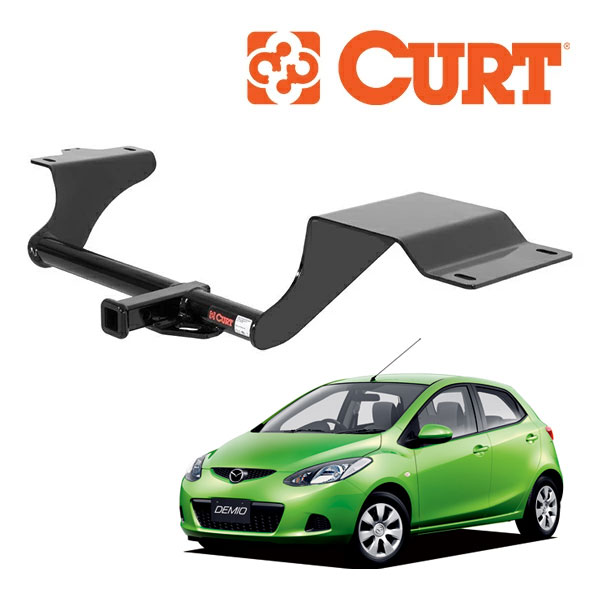 【CURT 正規品】MAZDA マツダ デミオ DE型 平成19年7月-平成26年9月 クラス1 ヒッチメンバー 1.25インチ角 11073