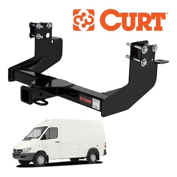 【CURT 正規品】メルセデスベンツ トランスポーターT1N W903 | ダッジ スプリンター 140インチホイールベースダブルタイヤ車両 クラス3 ヒッチメンバー 2インチ角 13265