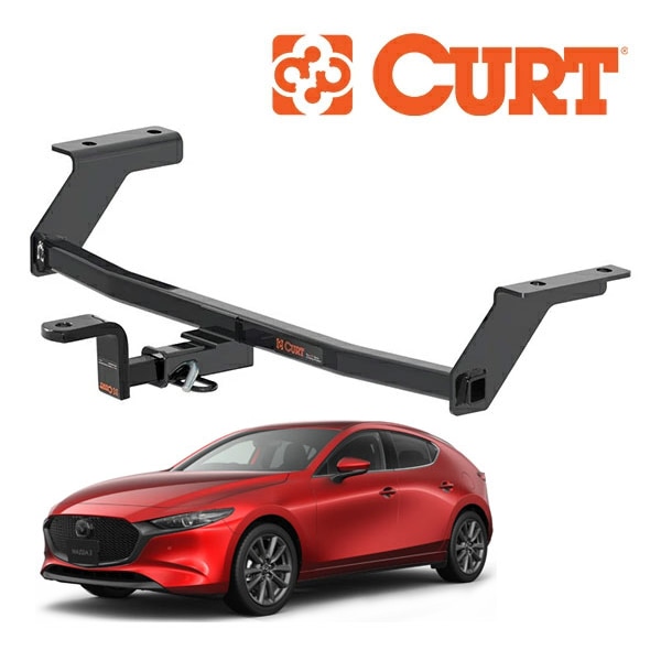 【CURT 正規品】MAZDA マツダ MAZDA3 ファストバック BP系 令和元年5月-現行 クラス1 ヒッチメンバー 1.25インチ角 116333