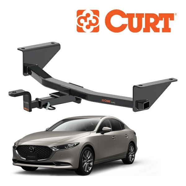 【CURT 正規品】MAZDA マツダ MAZDA3 セダン BP系 令和元年5月-現行 クラス1 ヒッチメンバー 1.25インチ角 116363