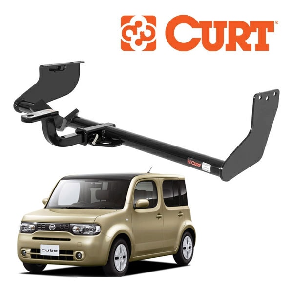 【CURT 正規品】Nissan 日産 キューブ Z12型 平成20年11月-令和2年3月 クラス1 ヒッチメンバー 1.25インチ角 112023