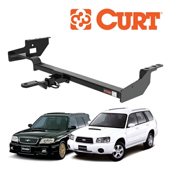【CURT 正規品】SUBARU スバル フォレスター SF系 SG系 平成9年2月-平成19年12月 クラス2 ヒッチメンバー 1.25インチ角 120383