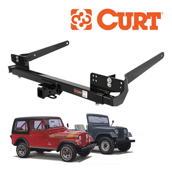 【CURT 正規品】ジープ Jeep 78-86y CJ7 | 78-83y CJ5 クラス3 ヒッチメンバー 2インチ角 13412