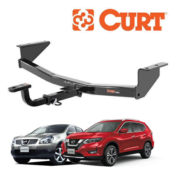 【CURT 正規品】Nissan 日産 デュアリス J10系 平成19年5月-平成26年3月 | エクストレイル T32系 平成25年12月-令和4年7月 クラス2 ヒッチメンバー 1.25インチ角 121223