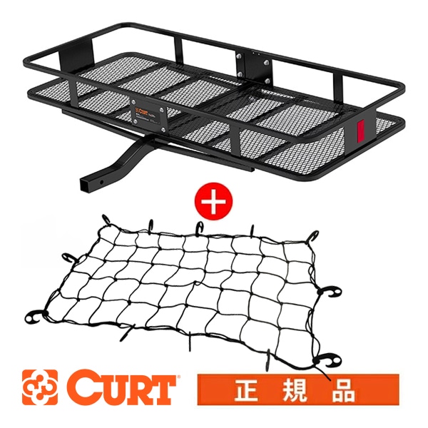 CURTヒッチカーゴ18152 CURT Manufacturing 18152 Basket Trailer Hitch Cargo Carrier, 500