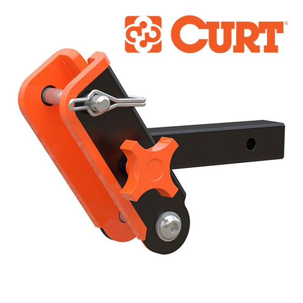 【CURT 正規品】アクティブシャンク 変換レシーバー ACTIVELINK対応 18401 パウダーコート仕上げ 1.25インチ角 ヒッチレシーバー 装着車両用