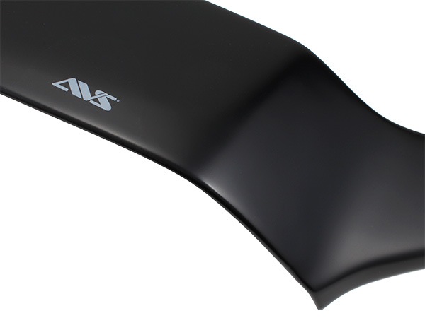 【AVS 正規品】AEROSKIN エアロスキン バグガード ロゴ入 マットブラック ボンネットガード フードプロテクター ボンネットプロテクター 16-19y トヨタ タコマ