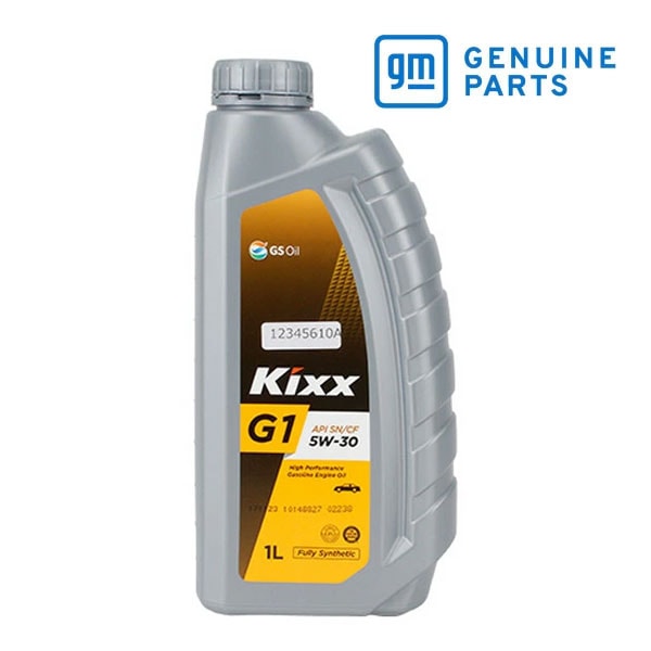 GM純正 シボレー サバーバン タホ シルバラード GMC ユーコン ユーコンXL キャデラック エスカレード ハマー H2 エンジンオイル Kixx キックス G1 API SN/CF-5 5W-30 1L 12345610A