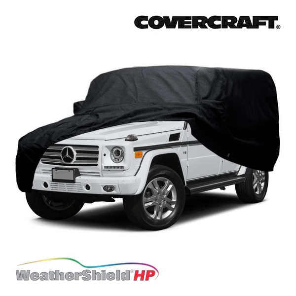 【CoverCraft 正規品】専用設計 カーカバー ボディーカバー ブラック カスタムウェザーシールドHP メルセデス・ベンツ Gクラス W463型 G320/G350/G500/G550/G55AmG/G63AmG/G65AMG ミラーポケット付 MADE IN USA カバークラフト