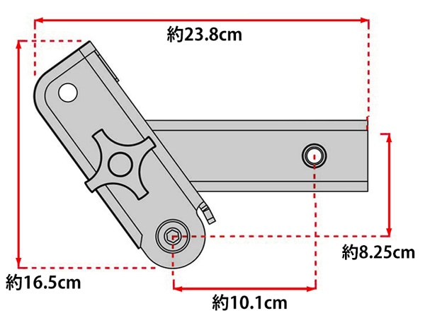 【CURT 正規品】アクティブシャンク 変換レシーバー ACTIVELINK対応 18402 パウダーコート仕上げ 2インチ角 ヒッチレシーバー 装着車両用