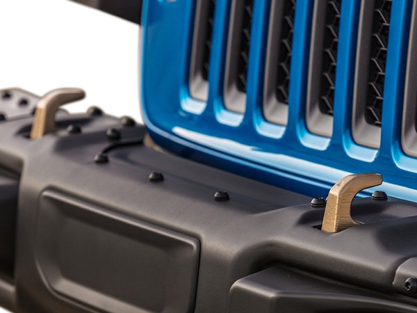 MOPAR純正 フロントバンパー トゥーフック トーフック 2個セット ブロンズ Rubicon 392 ジープ JL ラングラー | JT グラディエーター 純正ルビコン仕様バンパー装着車