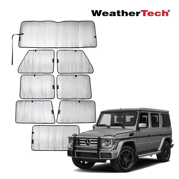 【WeatherTech 正規品】専用設計 サンシェード フロント リア 全面 フルカバー 8枚セット TS0808K1 吸盤不要 メルセデス・ベンツ Gクラス W463 ウェザーテック